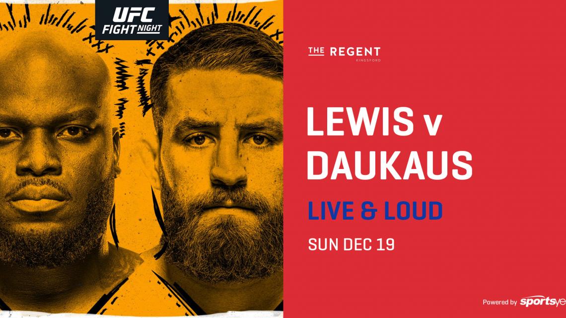 UFC Fight Night Lewis v Daukaus